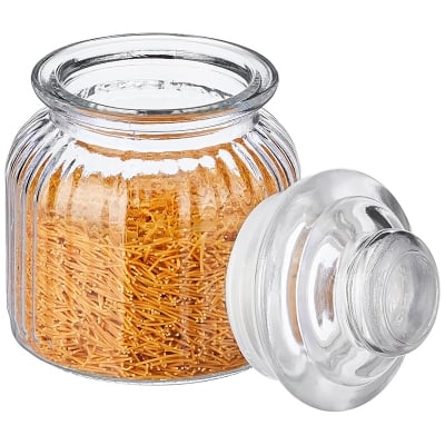 Picture of 1/2/4 Glass Mimosa Jar 450 Ml Transparent (1 PCS  JAR)