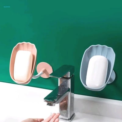 Picture of Adjustable Soap box Soap Box Case Stand Soap Dish for Home Countertop Hotel (Multicolor)