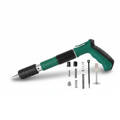 Picture of Steel Nail Gun, Mini Rivet Tool for Versatile Installation on Brick, Concrete & Wood (Multicolor)