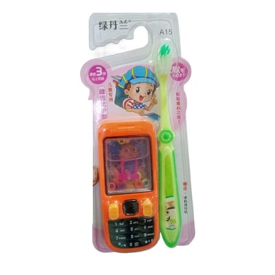 Picture of Kid Toothbrush Cute Microfiber Soft Tooth Brush, Extra Soft Bristles Toothbrush for 3-6 Years old Children, Manual Toothbrush for Kids - Kids Tooth Brush with Toy (Random Color) (Multicolor)