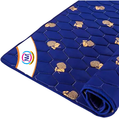 Picture of Advanced Quality Noman Mattress Topper For Comfortable and Stylish Bed (Blue,Double)
