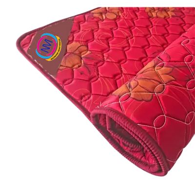 Picture of Advanced Quality Noman Mattress Topper For Comfortable and Stylish Bed (Red,Super King)