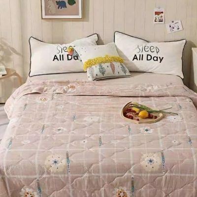 Picture of Soft & Premium Quality Chinese Comforter For Mild Winter And AC Room (Champagne,Full)
