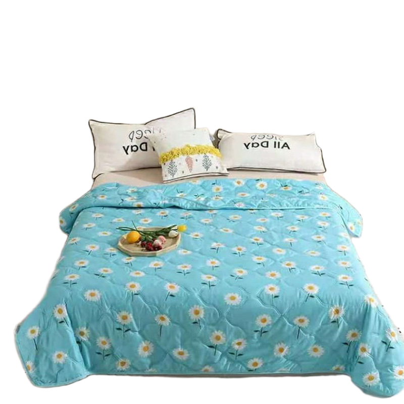 Picture of Soft & Premium Quality Chinese Comforter For Mild Winter And AC Room (Lake Blue,Full)