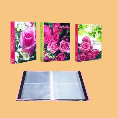 Picture of Photo Album Book 100 Photo Slip in Photo Album Book Image Memory Scrapbook Gift Multicolor 