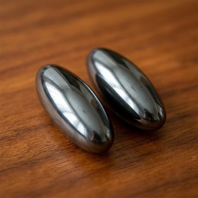 Picture of Singing Buzz Magnets Sizzling Rattlesnake Vibrating Egg Noise Making BUZZING Magnetic toy Black 