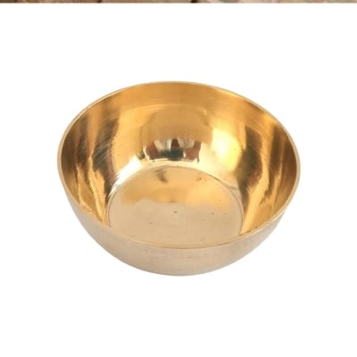 Picture of Pital Bati Brass Metal Bowl Brown 