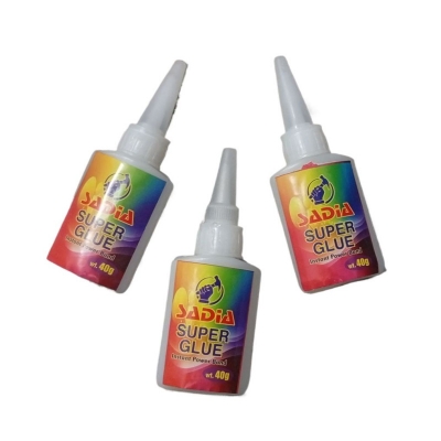 Picture of 3 PCS Super Glue 40g for All Purpose Glue for Home Repair, Crafts, Models and Many Materials 3 PCS Supper glue 