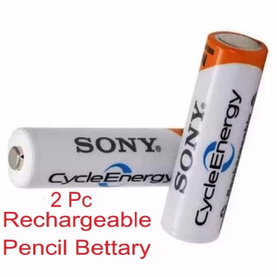 Picture of New Sony Cycle Energy Rechargeable Pencil Battery 2 pcs Multicolor 