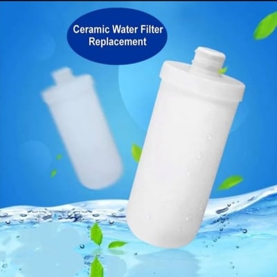 Picture of 1 pcs Water Purifier Cartridge,0.1 Microns Filtration Accuracy Ceramic Water Filter Cartridge Faucet Water Cartridge Replacement Element for Kitchen Purifier Home  