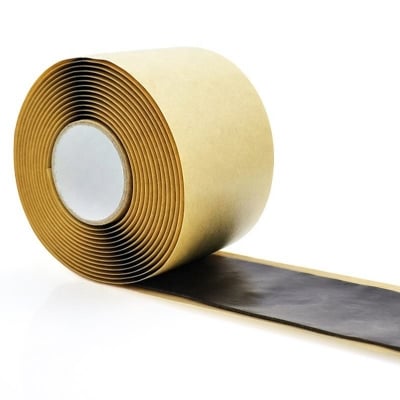 Picture of Self Fusing Rubber Mastic Tape for Electrical Insulating and Moisture Sealing Black 