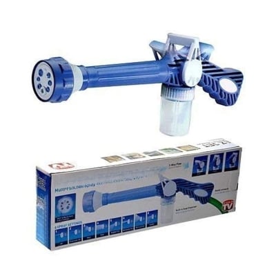 Picture of Water 8 in 1 Turbo Water Spray Gun for Car Washing/Gardening with inbuilt Soap Dispenser Tank  