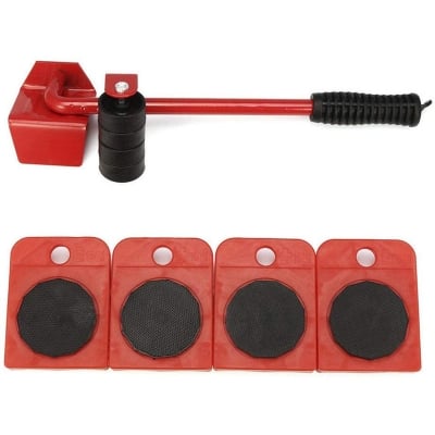 Picture of Furniture Slides Kit Furniture Lifter Move Roller Tools 360 Degree Rotatable Pads Multicolor 