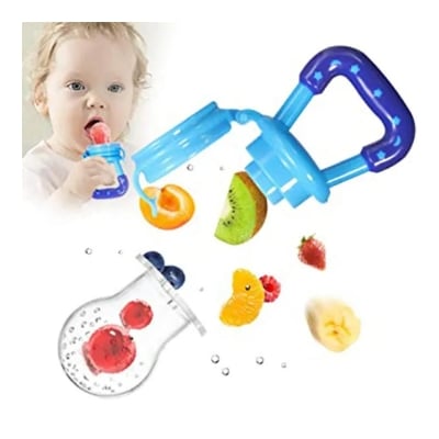 Picture of 1pcs BABY FRUIT PACIFIER Fresh Food Feeder Teething Toy Teether Chosni Teat Pacifier Feeder Bottles for New born Multicolor 