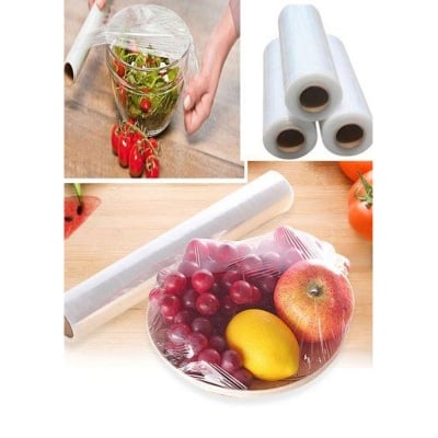 Picture of Pvc plastic wrap film for fruits vegetables wrapping White 