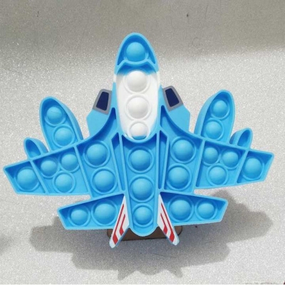Picture of Pop it toy Push Pop Bubble Fidget Sensory Toy Blue 