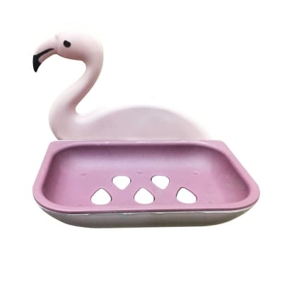 Picture of No Drill Sticky Soap Case Holder With Magic Sticker Bathroom Pvc Soap Case Holder Toilet Shower Soap Dish - 1 pcs Brush Holder -soap holder Off White 