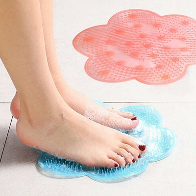 Picture of Foot Cleaning Silicone Brush Lazy Bath Pad Multicolor 