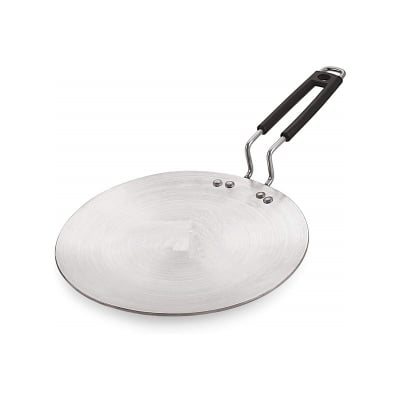 Picture of Mirror Finished Aluminium Tawa, Size/Diameter: 26 cm Silver 