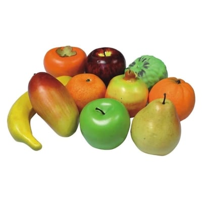Picture of 10 Pcs Artificial Mixed Fruit Realistic Fake Fruit for Home Decoration Party Décor  Fake Food Display Home Party Kitchen Wedding Decoration Emulation Plastic Fruit Craft Lifelike Food Set Multicolor 