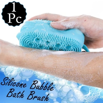 Picture of Silicone Bubble Bath Super Soft Body Scrubbing Brush Bubbles bath brush  