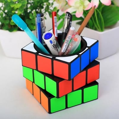 Picture of Cube pen holder pencile Case Cube Novelty Gift Puzzle rotated 360 degrees Multicolor 