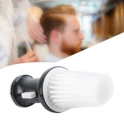 Picture of Hair Cleaning Brush, Barber Cleaning Hairbrush Soft Hair Neck Face Duster Brush Hairdressing Powder Storage Styling Multicolor 