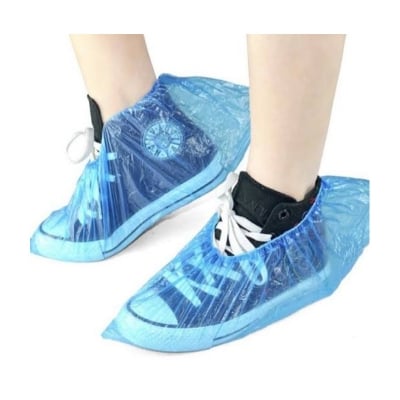 Picture of 1 time use Boot Shoe Covers 30 pcs Blue Int: One size