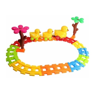 Picture of DuckTrain toy set with Light and musickids birthday gift Multicolor 