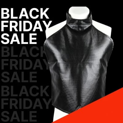 Picture of Motorcycle CHEST GUARD Winter Protection For All Biker Black 