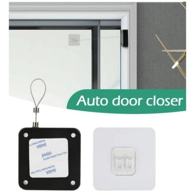 Picture of Multifunction Automatic door closer sensor thai glass locker Black 