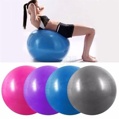 Picture of 1 Pcs Yoga Ball 75cm Exercise Ball for Working Out Birthing Pregnancy Gym Physical Therapy Balance Stability Fitness Free Pump Multicolor 