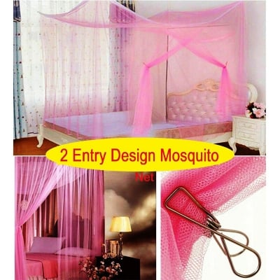 Picture of Fashion Magic mosquito net 2 Entries Luxary mosari Pink 