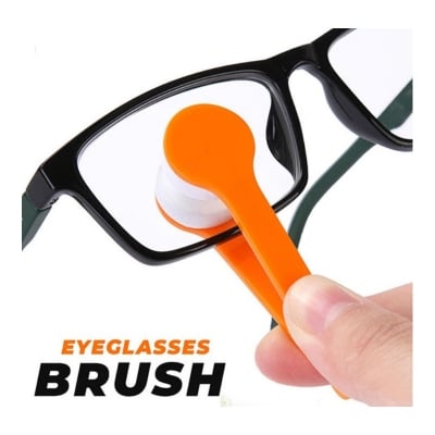 Picture of Swipes eyeglass brush eye glass cleaner pad 1 pcs Blue 