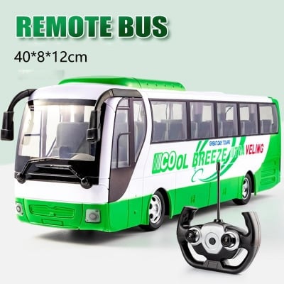 Picture of Simulation Remote Control Bus Realistic RC City Bus Car Toys for Kids Green 