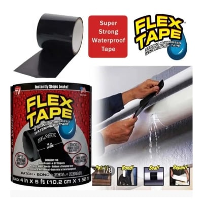Picture of Rubberized repair tape waterproof flex tape seal repair tape Black 