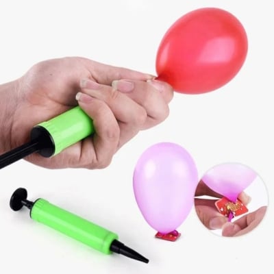 Picture of China Mini Balloon pump 1 pcs Party balloons inflatable air pumper hand push pump Multicolor 