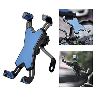 Picture of Motorcycle Cellphone Holder Bicycle Cell Phone Seat Holder Mount Bicycle Holder Universal Bicycle Bicycle Seat Mobile Phone Seat Blue 