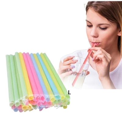 Picture of Drinking Straws 50pcs Drinking pipe Multicolor