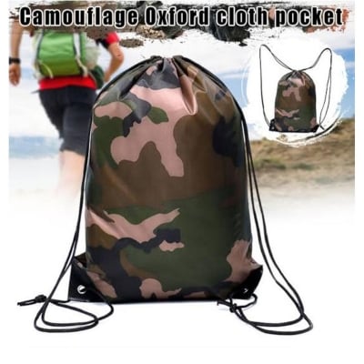 Picture of Drawstring Yoga Bag Walking Gym Bag for Men And Women Green 