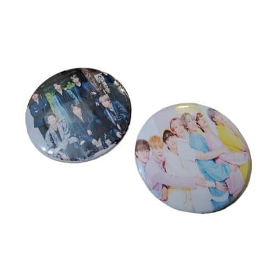 Picture of BTS Bangtan Boys 2 Brooch Pin For Clothes Backpack Decoration Multicolor 