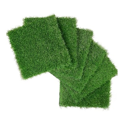 Picture of Artificial Grass Coaster 6 Pack Drink coaster for home office restaurent Green 