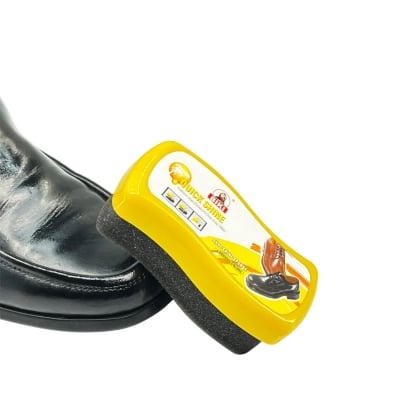 Picture of Shoe shiner China instant shoe brighter Spong Black Int: One size