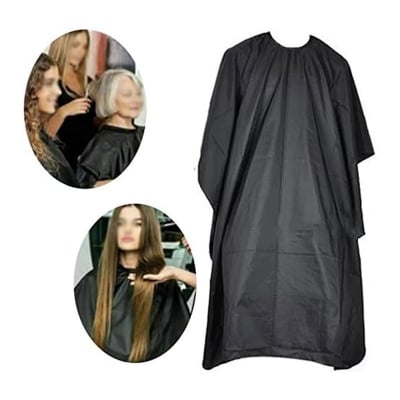 Picture of Hair Cutting Cape, Hairdressing Cape, Hairdresser, Hair Dye, Perming Black  