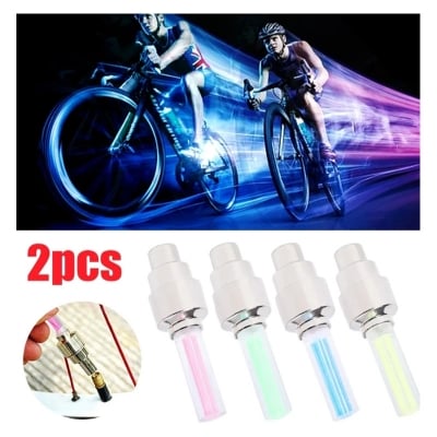 Picture of 2 Pack Bicycle wheel flash light reflector light Multicolor 