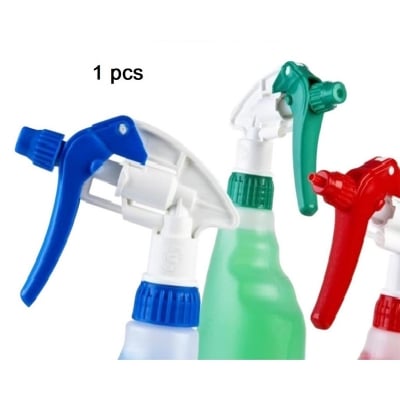 Picture of 1pcs Plastic Spray bottol nozzel Heavy Duty Spray nozzel for Cleaning Solutions Mist Spray nozzel with Label and Adjustable Nozzle for Plant Watering Multicolor 