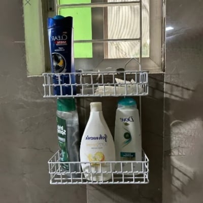 Picture of Hanging Wall Storage Rack Organizer Kitchen rack Furniture space savers - Oven Cover Multicolor 