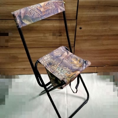 Picture of Portable metal Folding Chair Stool Seat Outdoor Fishing Camping Picnic Padded Camouflage 