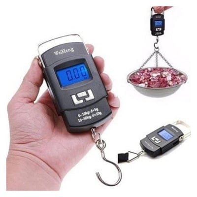 Picture of ওজন মাপার মিনি স্কেল Digital Hanging Weight Scale Portable Electronic Hook Scale Multicolor 