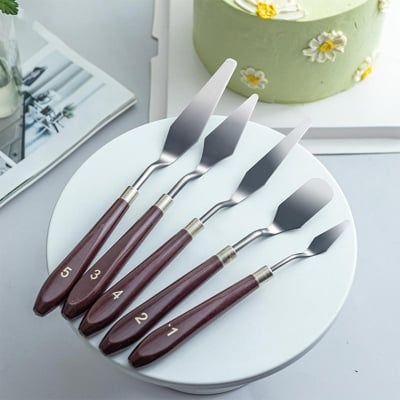Picture of Scraper Set For art and Cake Decoration Multicolor 
